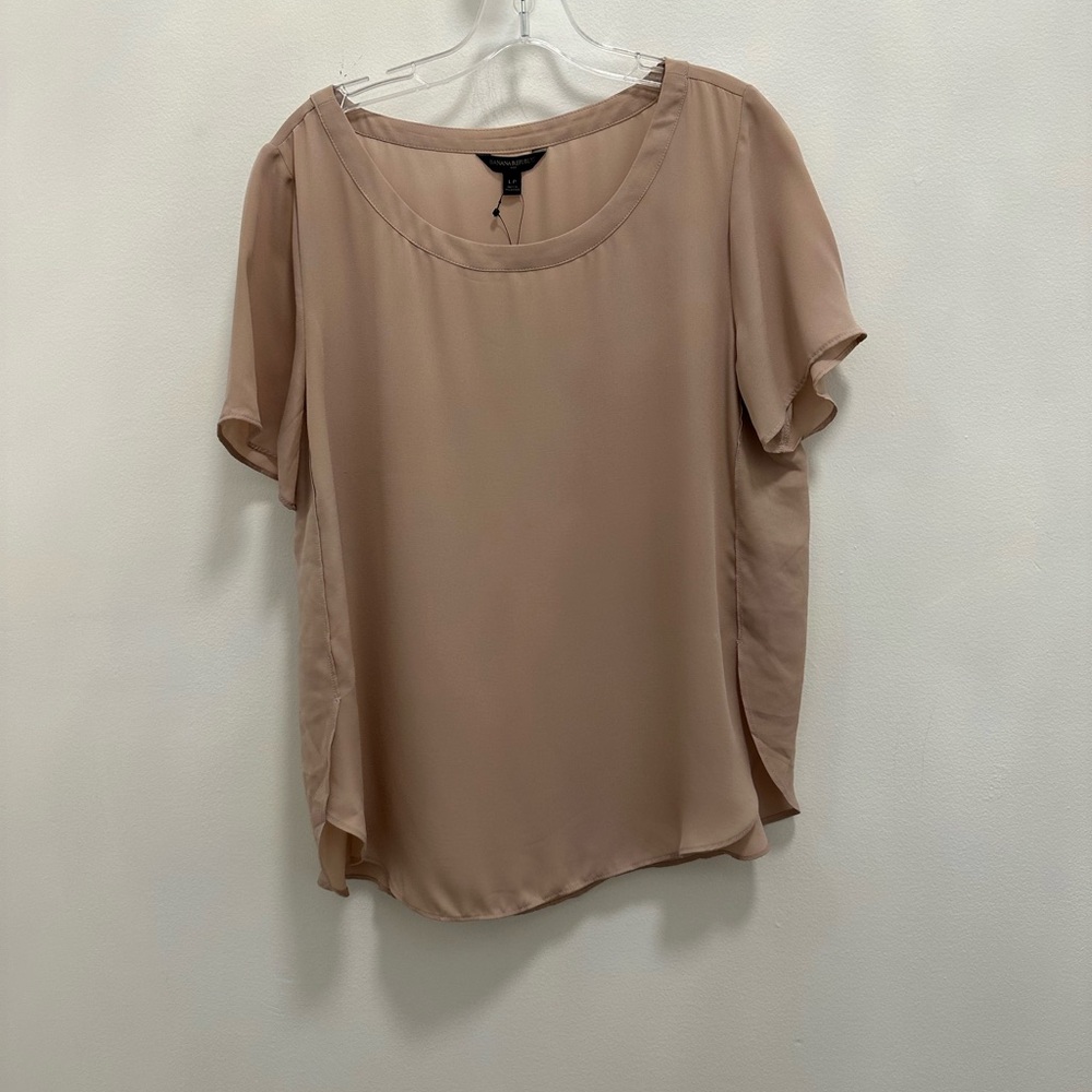 Banana Republic Tan Blouse